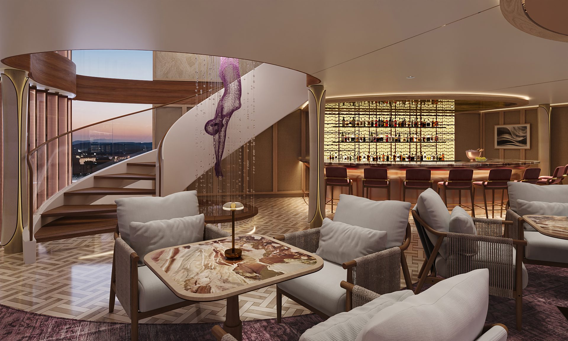 River Cruise Lounge; Foto: © Celebrity River Cruises