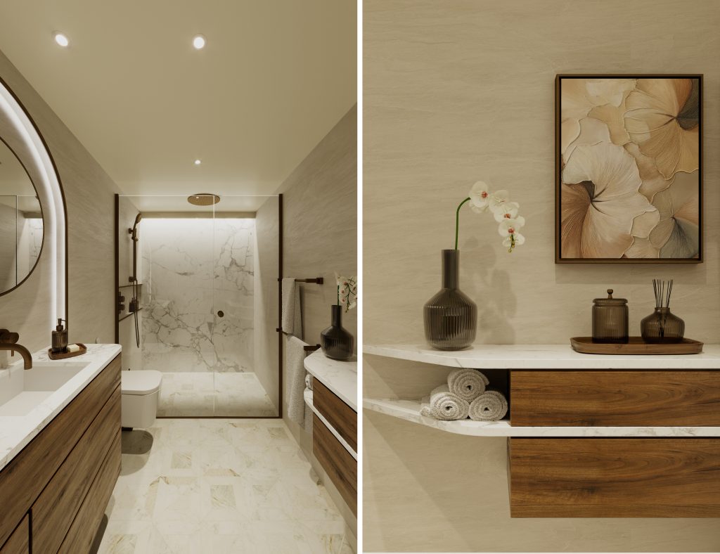 Bad der Skylight Suite; Fotos: © Celebrity River Cruises