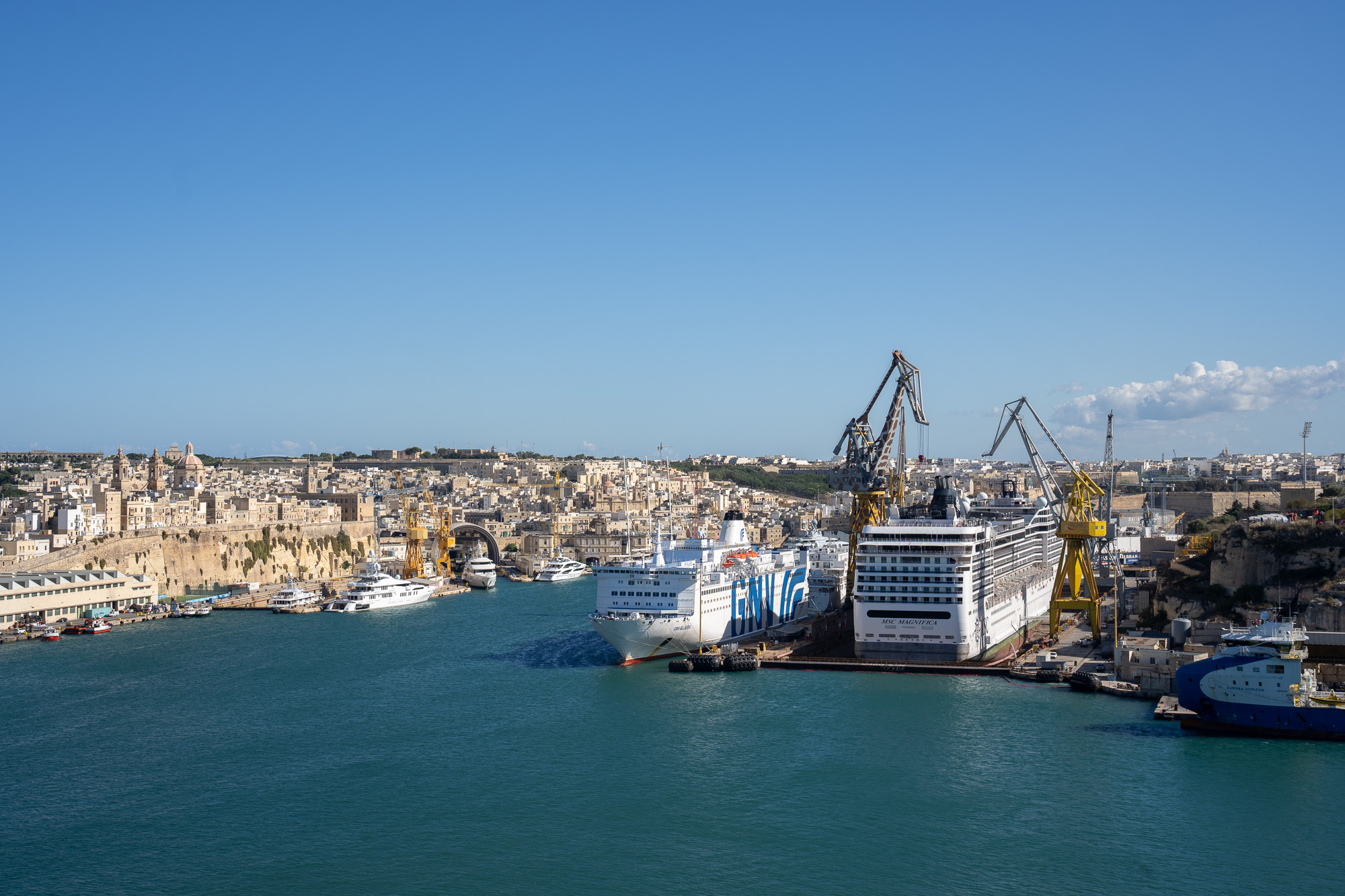 Umbau-der-MSC-Magnifica-in-Malta-gestartet