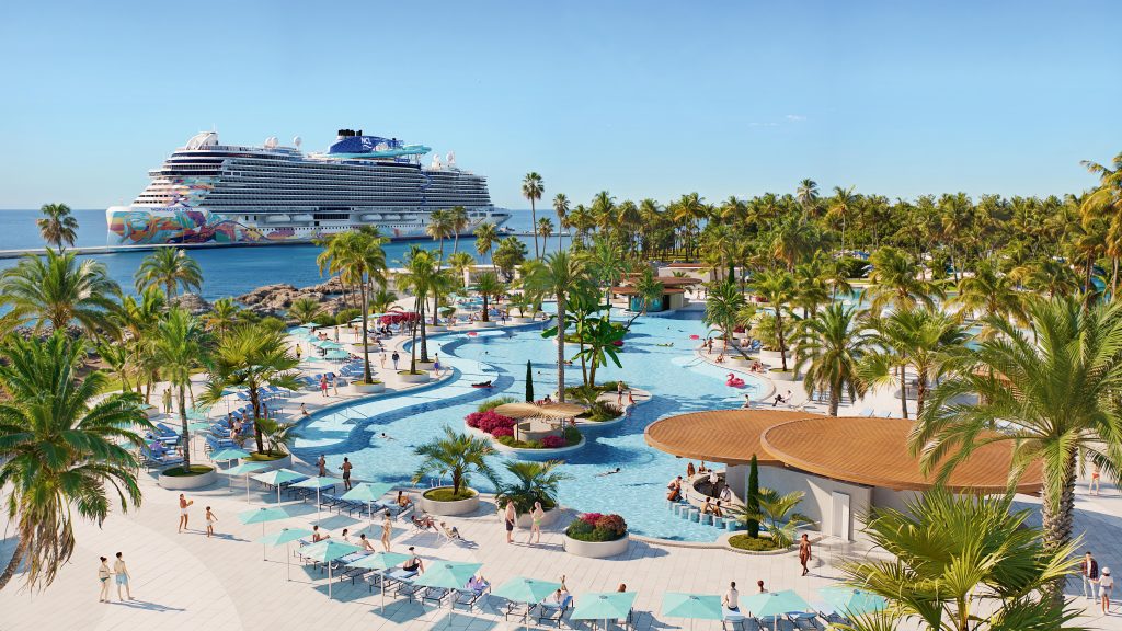 Ab 2026 startet Norwegian Cruise Line erstmals direkt ab Philadelphia zu neuen Karibikrouten mit Stopps auf Great Stirrup Cay, Foto: © NCL