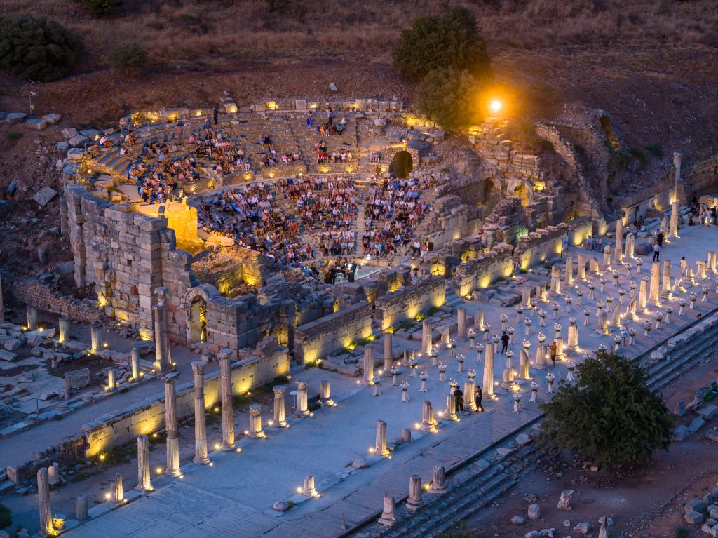 Kusadasi, Türkei, Abendveranstaltung in Ephesus. Foto: © MGurel / Seabourn