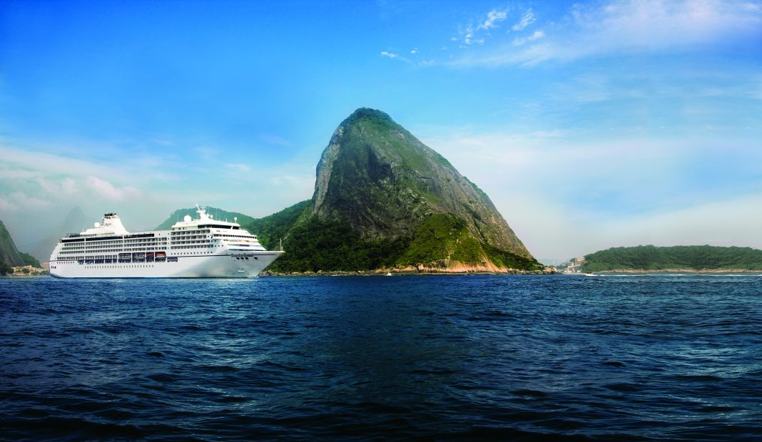 Die Seven Seas Mariner vor Rio de Janeiro. Foto: RSSC