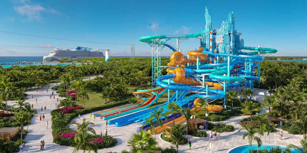 Great Tides Waterpark. Grafik: Norwegian Cruise Line