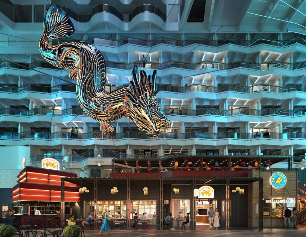 Pan asiatisches Restaurant auf der MSC World Asia