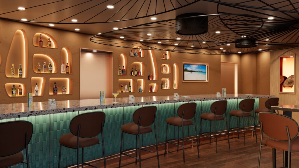 Neue Chilli Out Bar auf AIDAperla.