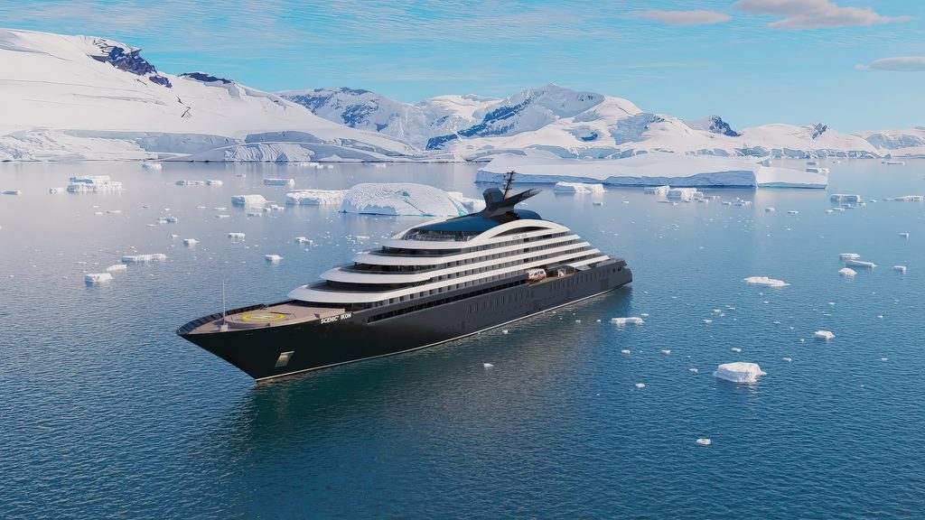 Ein weiterer Höhepunkt ist die für April 2028 geplante Premiere der Scenic Ikon. Grafik: © Scenic Group